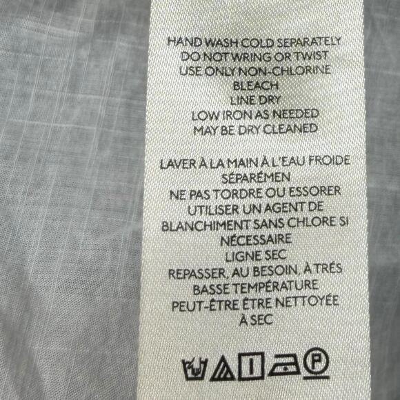 Maeve by Anthropologie White Eyelet Embroidered Button-Up Blouse Size X-Large - Picture 11 of 12